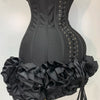 Women Sexy Strapless Flower Prom Gown Mini Dress Celebrity Red Carpet Fashion Evening Party Celebrate Birthday Club Dresses
