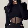 Summer Women T Shirt Girls T-Shirt Woman Clothes Long Sleeve Tops Spring Black Slim Tshirt Female Crop Top Tee Sexy Skinny Y2k