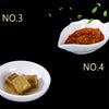 White Melamine Dipping Saucer Soy Vinegar Saucer Japanese Tableware Kitchen Seasoning Dish Scallion Garlic Plate for Restaurant