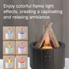 KINSCOTER Simulated Flame Aroma Diffuser Bonfire Air Humidifier Ultrasonic Cool Mist Maker Fogger LED Essential Oil Lamp Difusor
