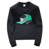 Round Collar Men's Pullover New Male Hoodies Personalized Hat Hot Diamond Print Fashionable Top Youth Bottoming Shirt Clothing