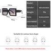 KAMMPT Square Oversized One-pieces Sunglasses Men Women Trendy Gradient Goggle Eyewear Fashion Luxury Brand Design Sun Glasses