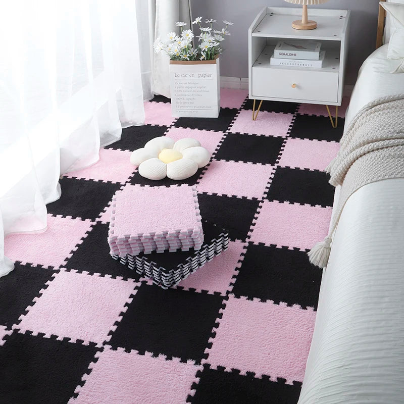 Eva Foam Puzzle Carpet Soft Plush Children's Mat Baby Toys Baby Play Mat  In Children's Room Keep Warm Playmat