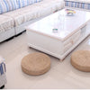 Hot 40cm*40cm Handmade Woven Natural Straw Round Pouf Tatami Cushion Floor Japanese Style Cushion Home Textile
