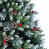 8-foot Tall Christmas Tree , Spray White on the head With Haw and Pine Nut,  for Holiday Decoration