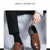 High Quality Leather Shoes Men British Style Wedding Business Brogue Shoes For Men Size 48 Men's Dress Shoes Formal Leather Male