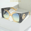 Colorful Square Sunglasses Women Men Two Color Frame Travel Sun Glasses Female Shades UV400 Male Gafas Oculos Brand Luxury