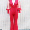 Ladies Elegant Office Jumpsuit Romper For Women 2023 High Waist Wedding Overalls Sequins Bodycon Long Sleeve Party Jumpsuit Club