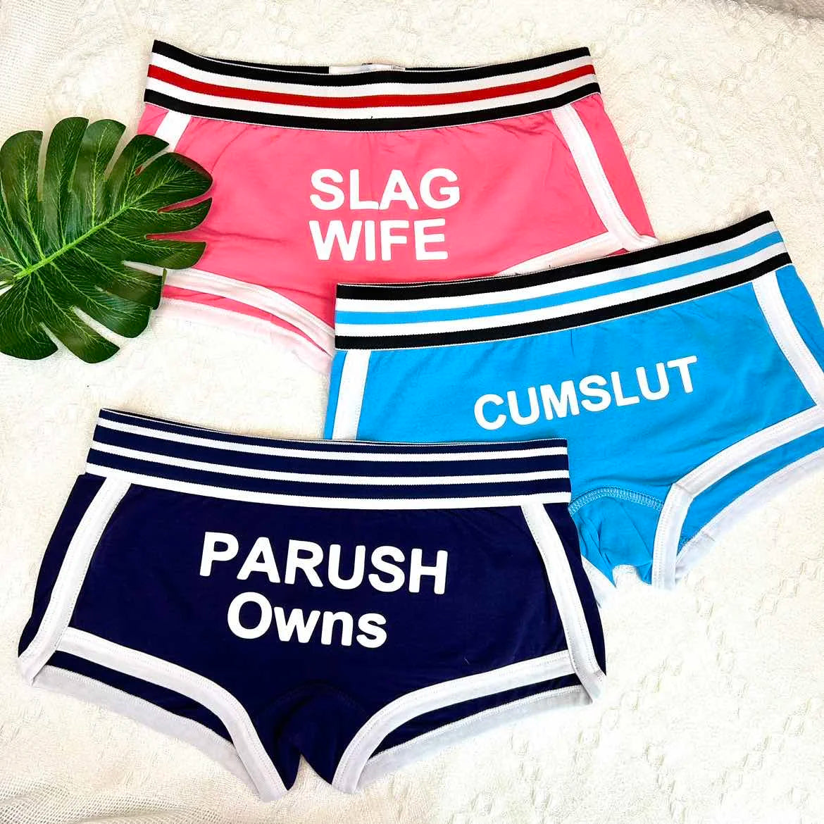 NEW Custom Underwear Girls Cotton Boyshorts Female Underwear Girls Gift Ladies Personalized Boxer Panties Breathable Women's