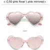 New Love Heart Shaped Polarized Sunglasses Women Fashion Cute Retro Vintage Gradient Sun Glasses UV400 Protection Unisex Eyewear