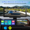 11.26 Inch 4K DVR Wireless CarPlay & Android Auto Dash Cam Bluetooth Audio GPS Navigation Dashboard Dual Lens Video Recorder