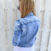Women Jean Jacket Casual Slim 2025 Spring Autumn Solid Long Sleeve Turndown Collar Cowboy Coat Fashion Denim Jacket Plus Size