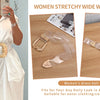 High Quality Ladies Personality Fashion Transparent Wide Waist Seal Dress Shirt Decoration Belts for Women Luxury Designer Brand