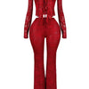 2025 Women's Set Long Sleeve Lace See Through Shirt + Long Pants Street Evening Sexy Two 2Piece Sets Outfits Tracksuit