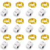 With battery 20 Pack String Fairy Lights Silver Copper Wire Battery Powered Decorations Lights For Wedding Party Christmas Decor