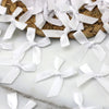 (50 Pcs) 4*4cm Colourful Ribbon Bows Small Size Polyester Satin Ribbon Bow Flower DIY Craft Decoration