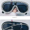 Oversized Punk Rhinestones Sunglasses Women 2024 Luxury Brand One-Piece Y2K Sports Sun Glasses for Lady Steampunk Eyewear UV400