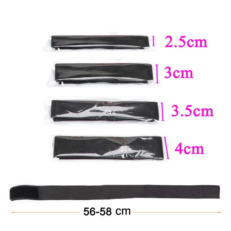 Elastic Band For Wig 10Pcs Babys Hair Edges Wrap Wig Band Lace Melting Band Adjustable Lace Wig Melt Bands Wig Accessories