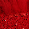 Women Dress Strapless Dresses Sexy Mid Length Vestidos Slim Fit Off Shoulder Sleeveless Elegant Splice Feather Hip Wrap