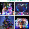 3M LED Curtain String Lights Fairy Decoration USB Holiday Garland Lamp 8 Mode For Home Garden Christmas Party New Year Wedding