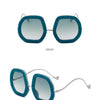 Oversized Luxury Diamond Shiny Sunglasses Women Irregular Round Crystal Sun Glasses Men UV400 Shades Eyewear Polygonal Sunglass