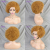 MALAIKA Kinky Curly Short Lace Front Wig Afro Bob Human Hair Natural Hairline 13X4 Lace Frontal Glueless Human Hair Wigs
