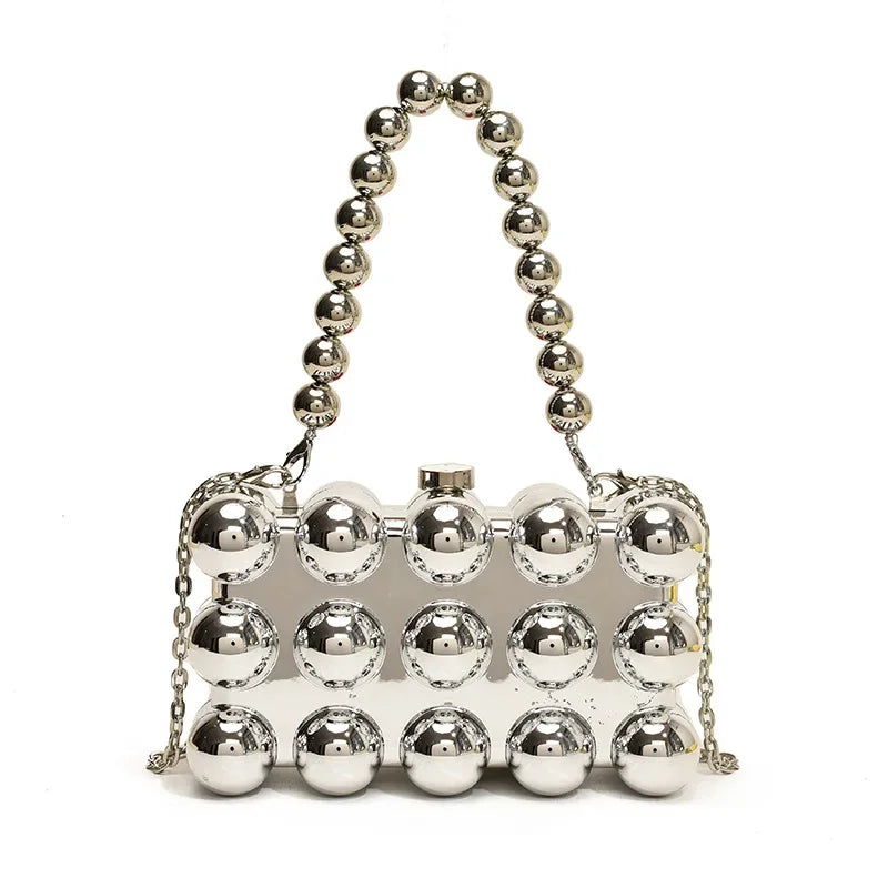 Mini Gold Chain Crossbody Bags for Women 2024 Y2K Korean Fashion Lady Evening Party Shoulder Bag Handbags and Purses