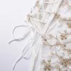 One-piece Backless Floral Embroidery Lace Bodysuit Women 13 Colors String Jumpsuit Lace Up Fancy Sexy Bodysuit Body Femme