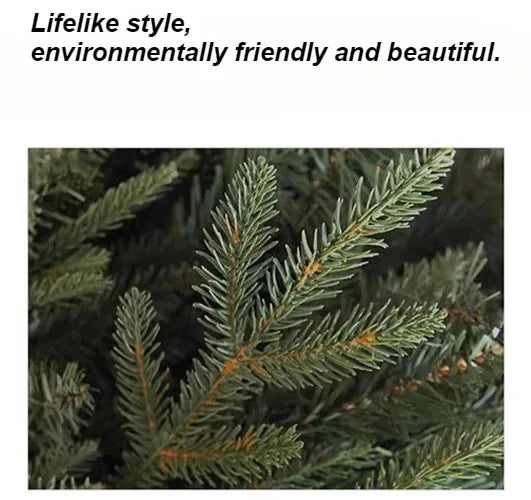 Artificial Christmas Tree PE+PVC Encryption with LED Lights Large Christmas Tree 120CM-240CM Home Christmas New Year Decorations