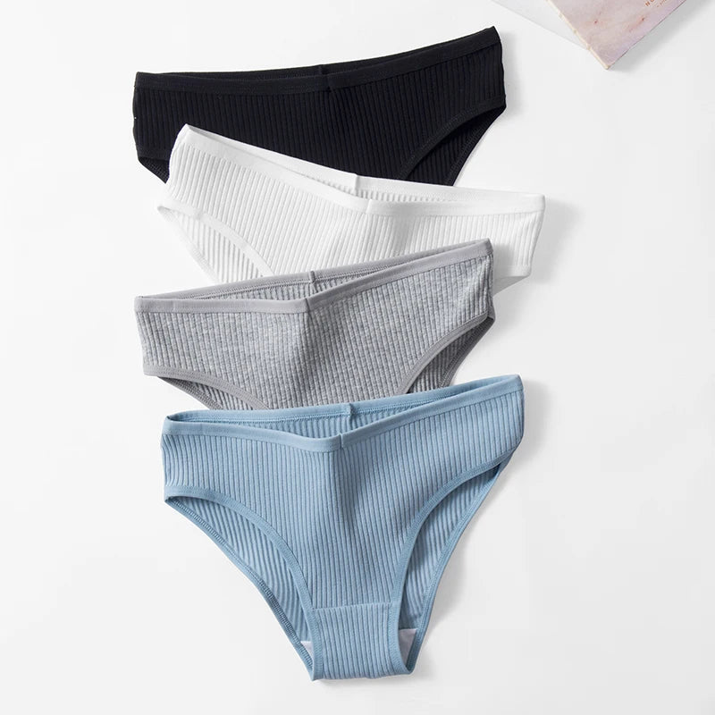 BZEL 10PCS/Set Women's Panties Sexy Breathable Underwear Comfortable Lingerie Cotton Striped Briefs Fashion Cozy Underpants Sale
