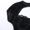 FAGADOER Sexy Lace See Through 2 Piece Sets Woman Outfit Hollow Out Crop Top + Flare Pants Female Y2K Streetwear Summer Spring
