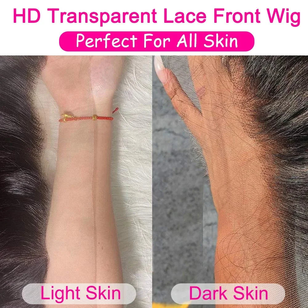 250 Density 360 Full Lace Wigs 100% Human Hair Glueless Pre Plucked Brazilian Straight 13x6 Hd Lace Frontal Wig For Women