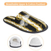 Custom Queen Of Absolutely Everything Gold Baroque Soft Memory Foam House Slippers Women Comfy Warm Anti-skid Sole Slipper
