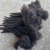 6 Inches Dreadlock Extensions Human Hair 0.6cm Width Full Handmade Loc Extensions Crochet Hair Human Hair for Man Women
