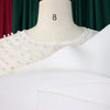 Luxury Jumpsuits & Rompers for Women Round Neck Beaded Transparent Sleeve High Waisted Elegant Female Birthday Party Overalls