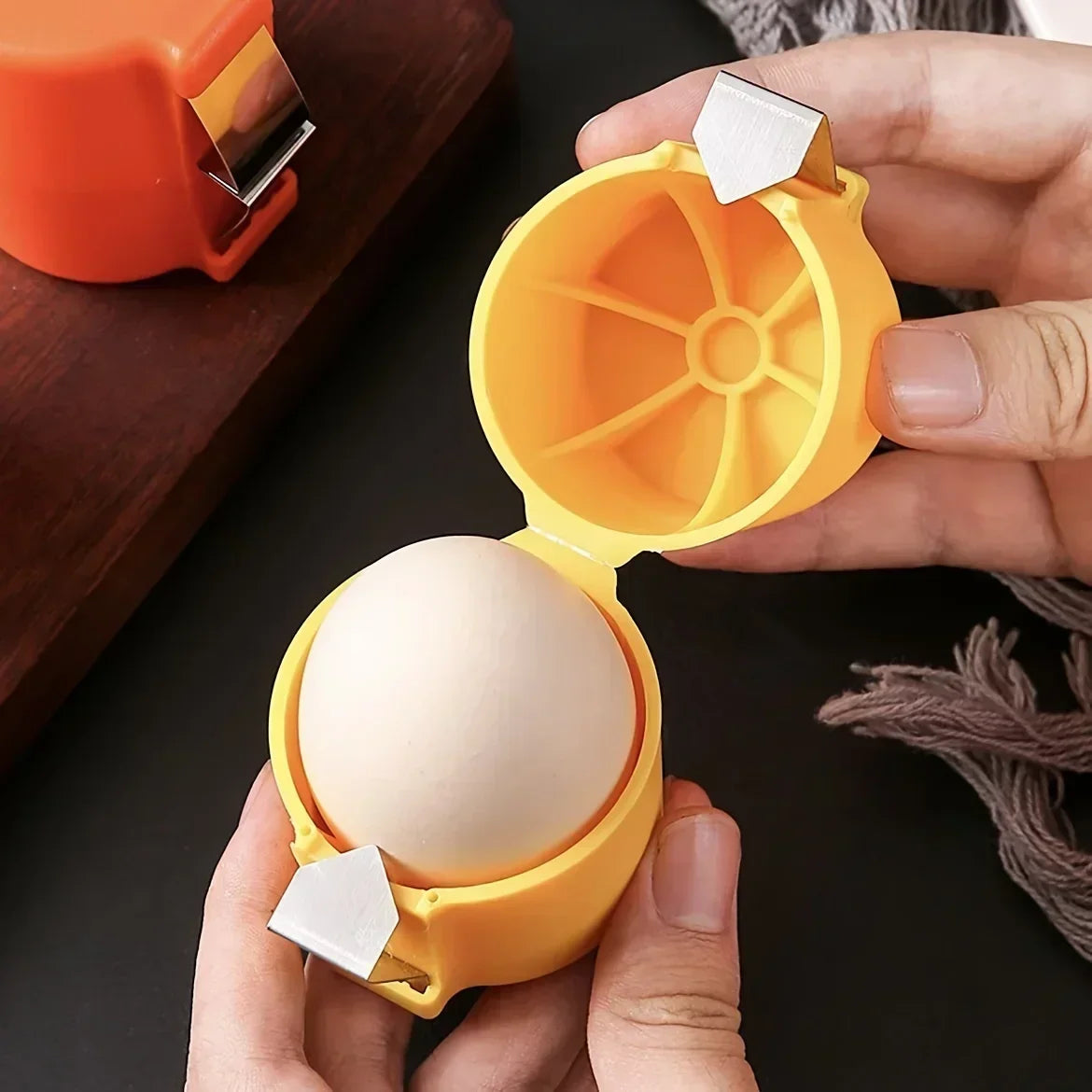 1/3pcs-New Egg Shell Opener Press Egg Shell Separator Portable Egg Opener Kitchen Handheld Egg Shell Crusher Household