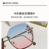 New Borderless Metal Sunglasses Women's Decorative Diamond Sun Glasses Women Luxury Brand Designers Eyewear UV400 Gafas De Sol