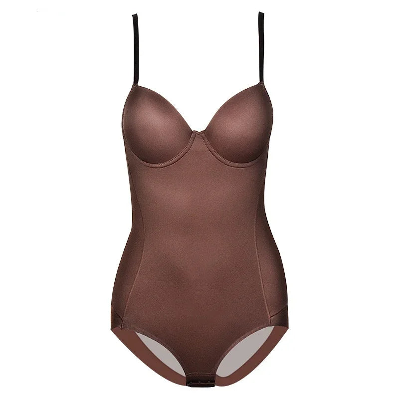 FAGADOER Sexy Solid V Neck Spaghetti Strap Bodysuits Women Sleeveless Backless High Stretchy Bodycon Rompers Female Clubwear new