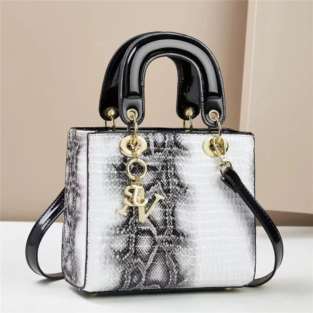 2024 High Quality Luxury Brand Designer PU Leather Shoulder Bag Women Hand Bags Crocodile Purses Ladies Messenger Handbag Totes