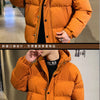 Men Harajuku Colorful Bubble Coat Winter Jacket 2024 Mens Streetwear Hip Hop Parka Korean Yellow Black Clothes Puffer Jackets