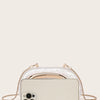 Women Acrylic Clutch Box Handbag Metal Handle Evening Bag Trendy Ladies Shoulder Crossbody Purse for Wedding Prom Cocktail Party