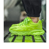 Autumn Men's New Breathable Sports Shoes Fashion Thick Sole Casual Shoes Comfortable and Versatile Trendy Running Shoes Spring