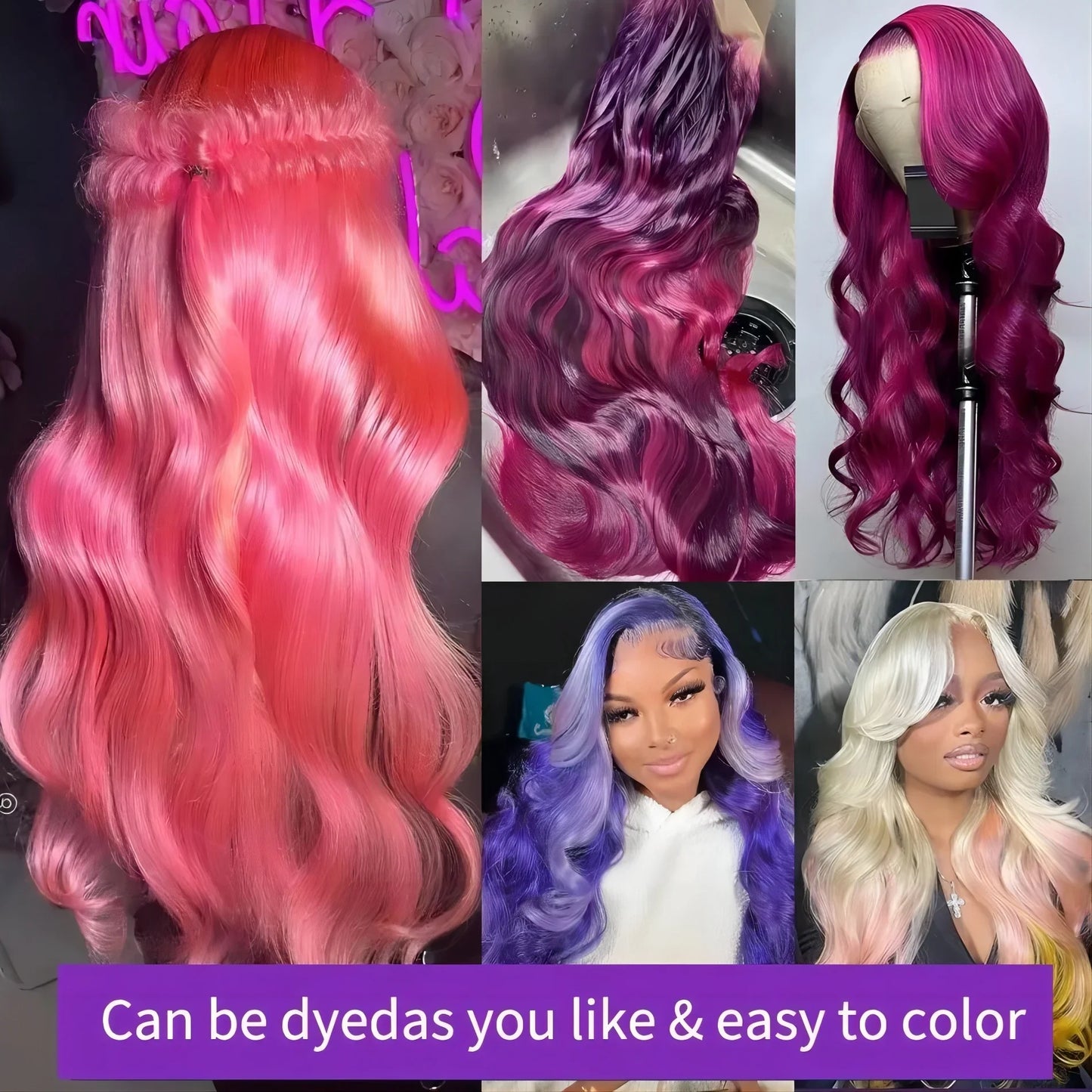 613 Blonde Body Wave Hair Wig Pre Plucked 16-36 Inch 100% Human Hair Wig 13x4 13x6 HD Lace Frontal Wigs 180 200 Density