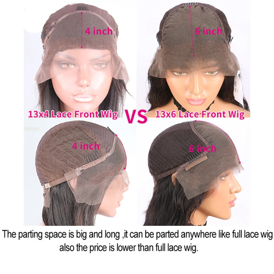13x6 HD Transparent Lace Front Water Curly Wave Human Hair Wigs 40 Inch Long Jerry Curly Human Hair Frontal Wigs Full Bouncy