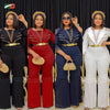 MD New African Women Long Jumpsuit 2023 Spring Summer Wedding Party Rompers Pants Set Dubai Turkey Ladies Dashiki Ankara Outfit