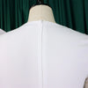 Luxury Jumpsuits & Rompers for Women Round Neck Beaded Transparent Sleeve High Waisted Elegant Female Birthday Party Overalls