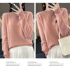 New cashmere sweater women's sweater in autumn and winter 100% merino wool fashion O-neck autumn warm pullover top