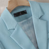 Fashion Women Casual Blazer Ladies Pink Black Blue Coffee Long Sleeve Single Button Female Jacket For Autumn Winter