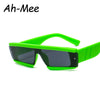 Rimless Square Sunglasses Women Punk Vintage Brand Green Black Shades Sun Glasses Men Trend Female Eyewear Designer Oculos