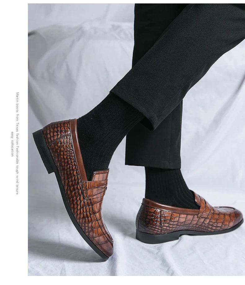 High Quality Leather Shoes Men British Style Wedding Business Brogue Shoes For Men Size 48 Men's Dress Shoes Formal Leather Male